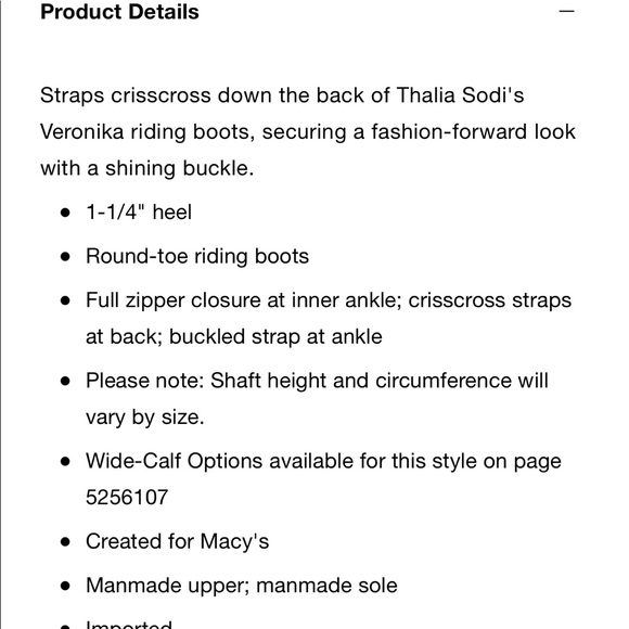 Thalia Sodi Veronica Cognac Wide Cafe Riding Boot - Picture 6 of 8